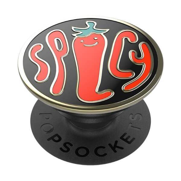 Popsockets uchwyt Enamel Spicy Black premium — zdjęcie 2