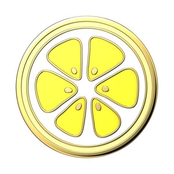 Popsockets uchwyt Enamel Lemon Slice Yellow — zdjęcie 1