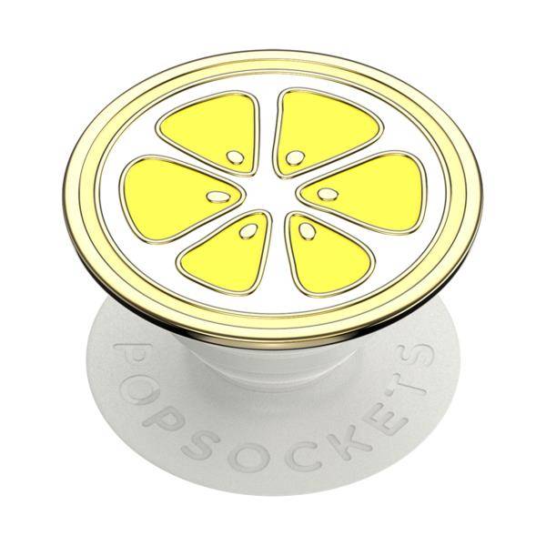 Popsockets uchwyt Enamel Lemon Slice Yellow — zdjęcie 2