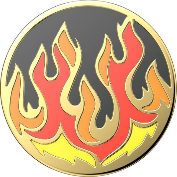 Popsockets uchwyt  Enamel Flame on Black premium — zdjęcie 1