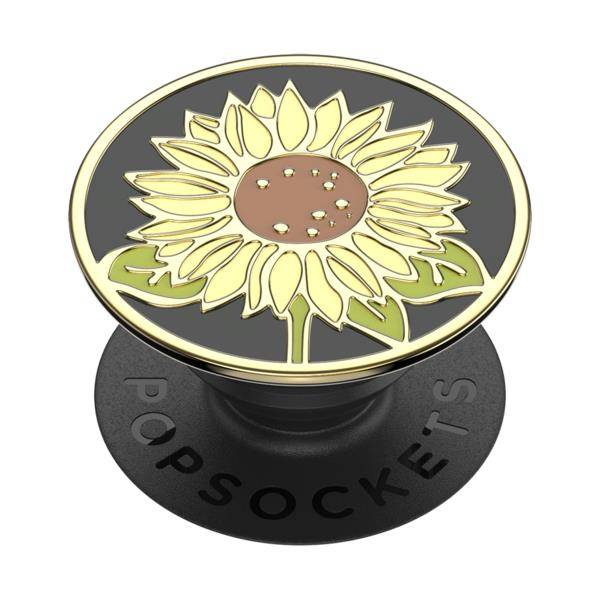 Popsockets uchwyt Enamel Here Comes the Sun Black — zdjęcie 2