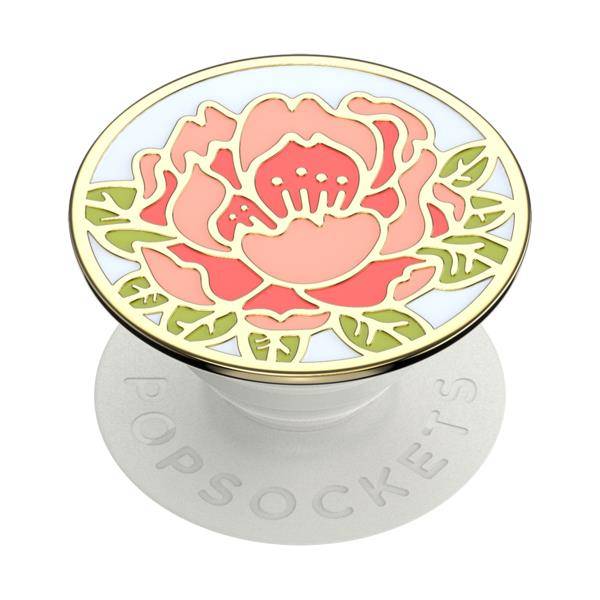Popsockets uchwyt Enamel Blooming Peony Pink — zdjęcie 2