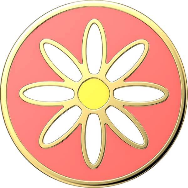 Popsockets uchwyt Enamel Quaint Daisy Coral — zdjęcie 1