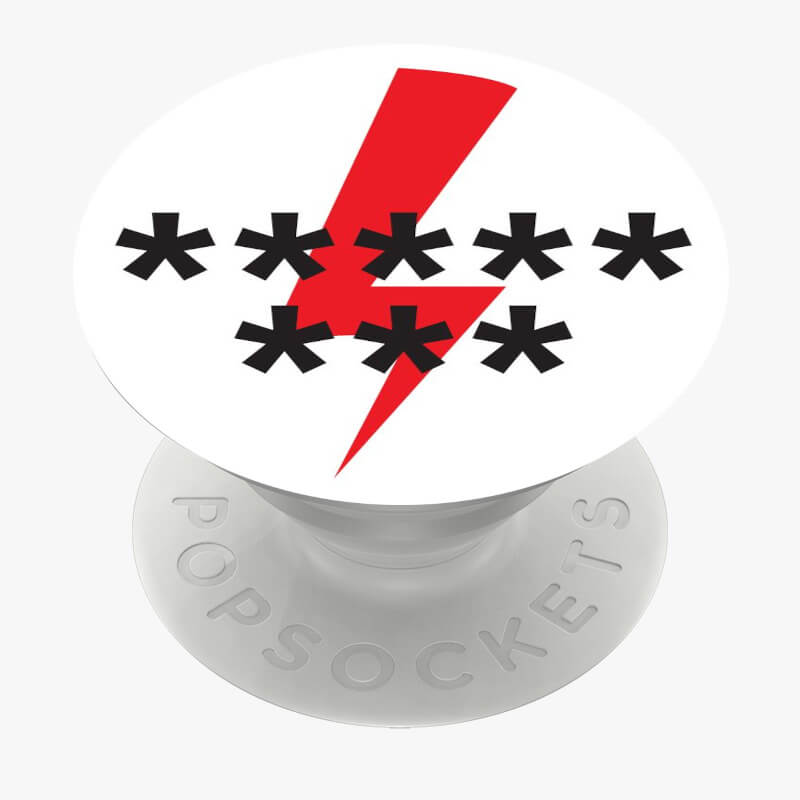 Popsockets custom 8gwiazdek białe — zdjęcie 2