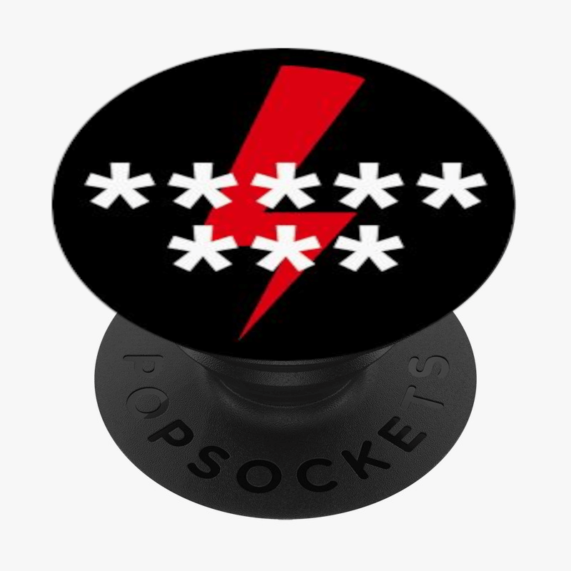Popsockets custom 8gwiazdek czarne — zdjęcie 2