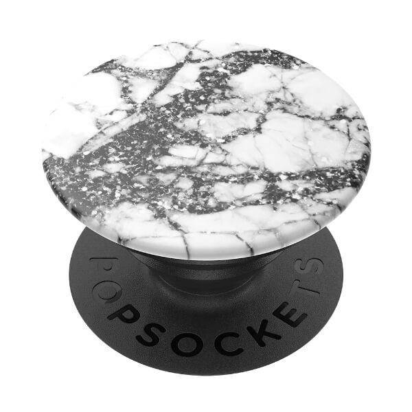 Popsockets uchwyt Black Sparkle Marble standard — zdjęcie 2