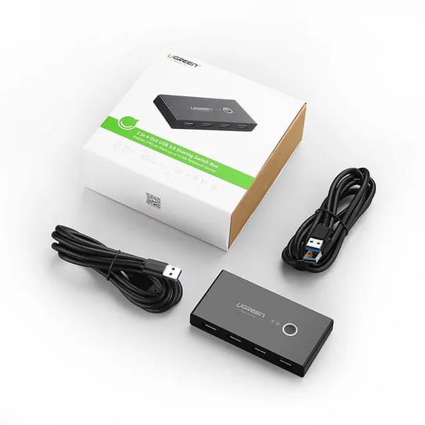 Ugreen switch box HUB 4xUSB 30767 — zdjęcie 2