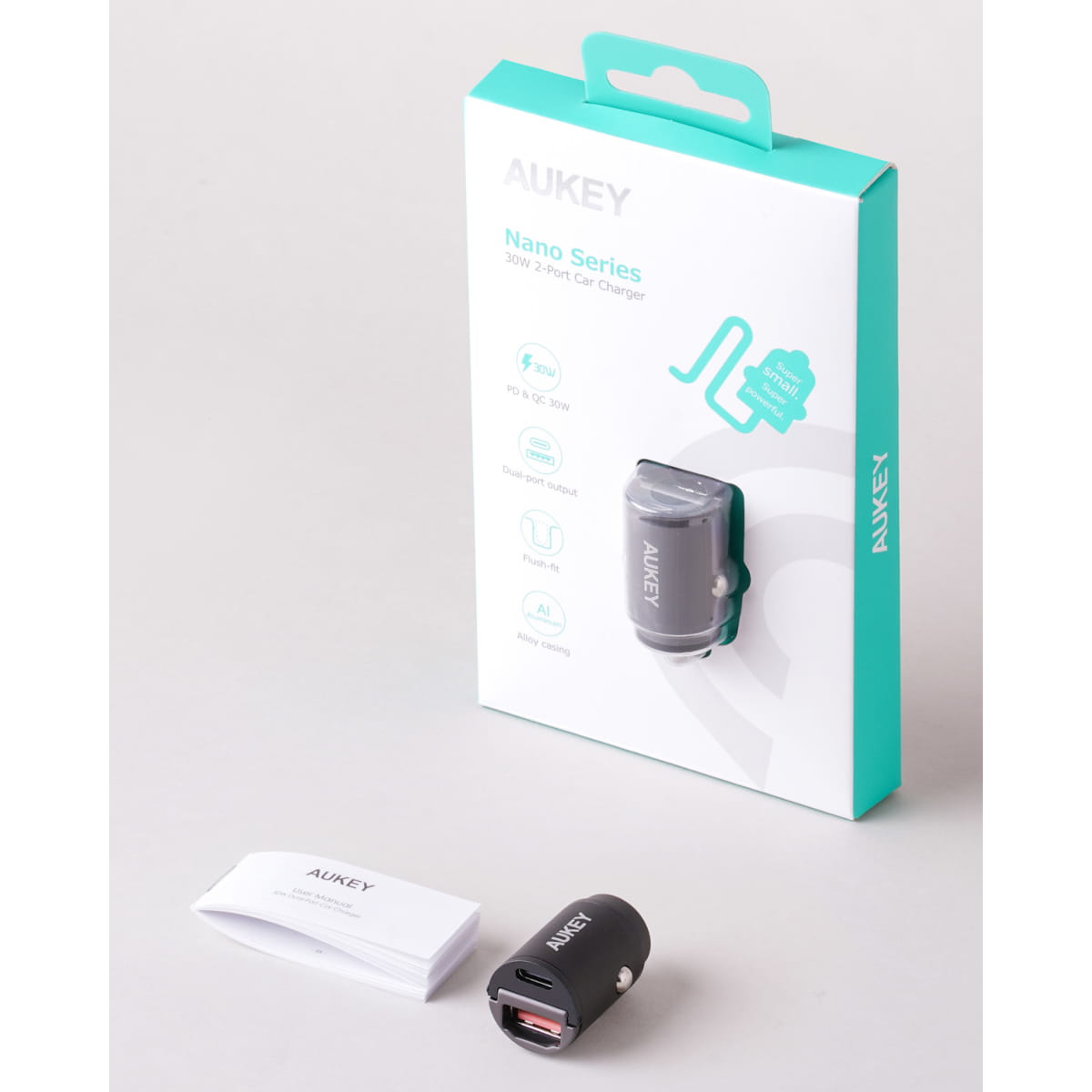 Aukey CC-A3 30W 2xUSB QC 3.0 — zdjęcie 2