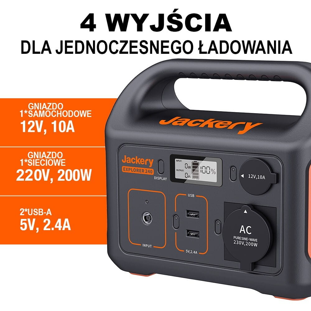 Jackery Explorer 240EU — zdjęcie 2