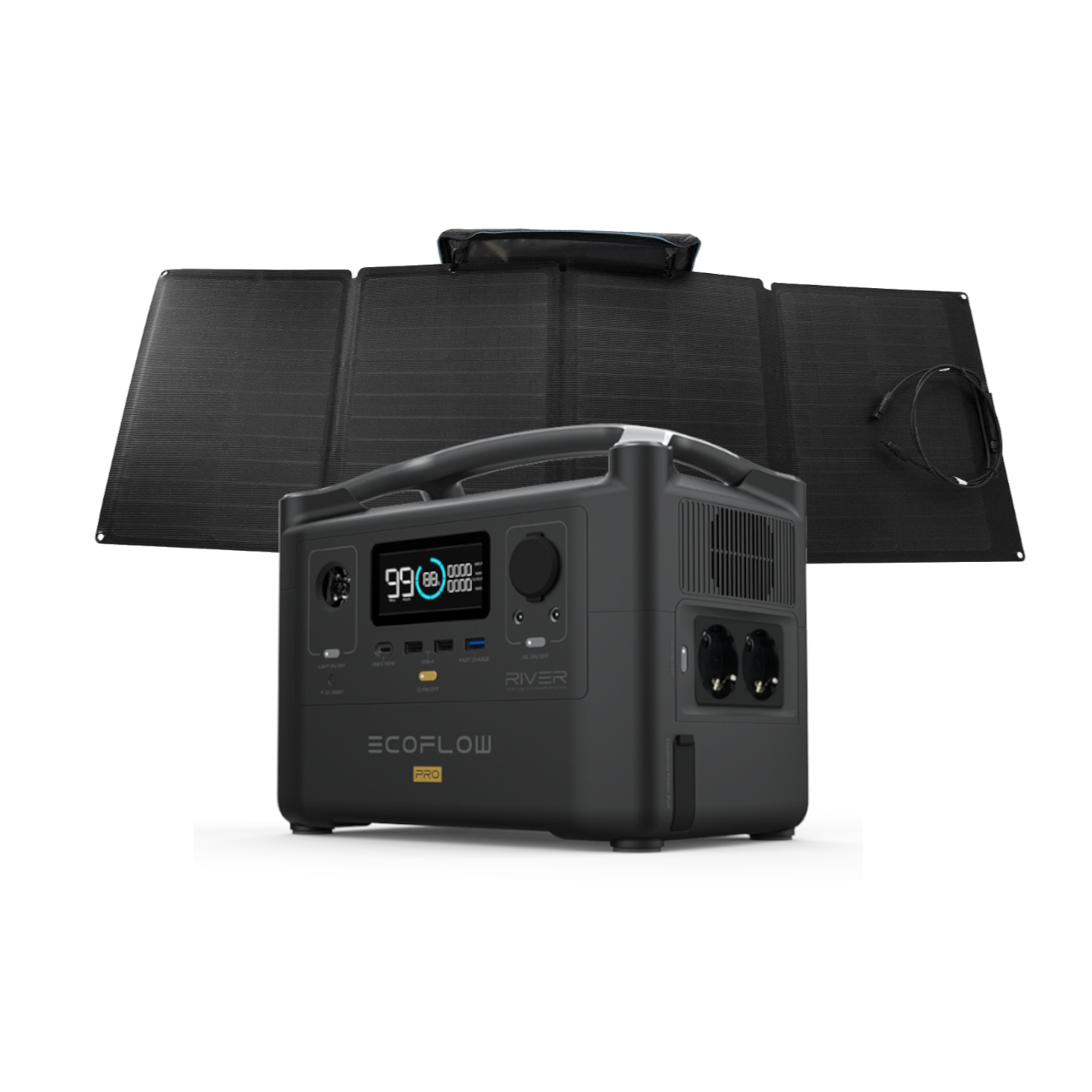 EcoFlow River Pro + Panel fotowoltaiczny 110W — zdjęcie 1