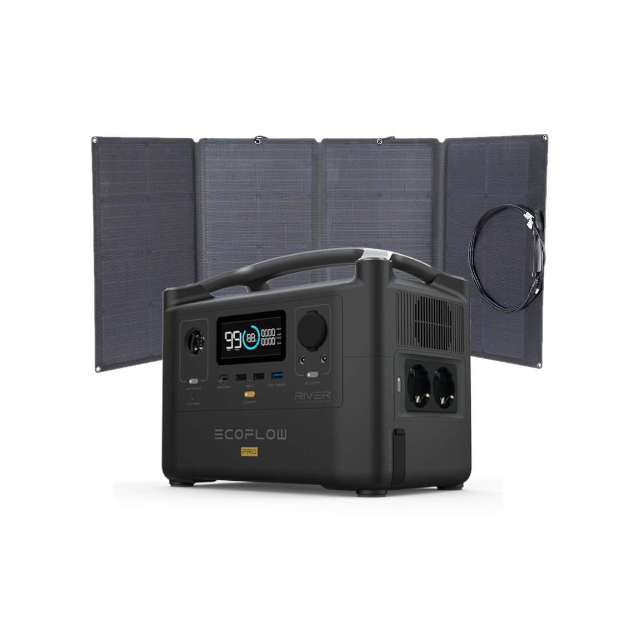 Ecoflow River Pro + Panel fotowoltaiczny 160W — zdjęcie 1