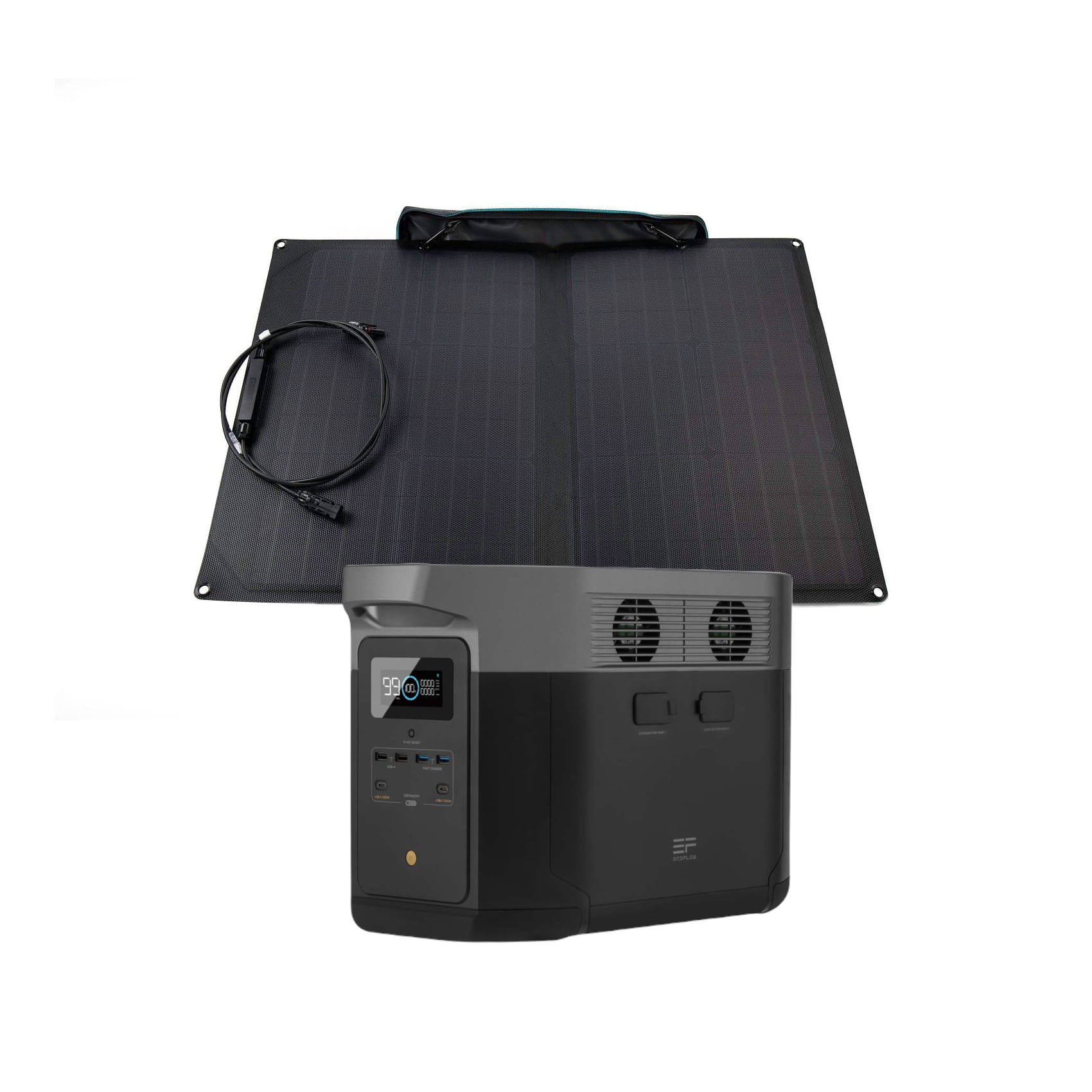 EcoFlow Delta MAX + Panel fotowoltaiczny 110W — zdjęcie 1