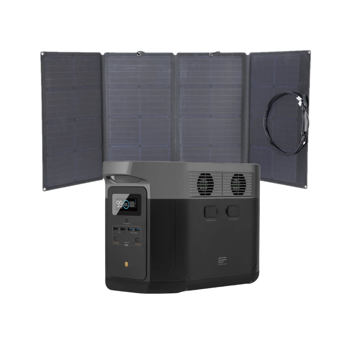 EcoFlow Delta MAX + Panel fotowoltaiczny 160W — zdjęcie 1