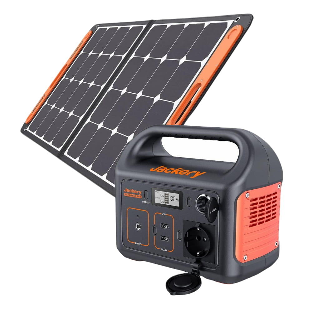 Jackery Explorer 240EU + Jackery SolarSaga 100W — zdjęcie 1