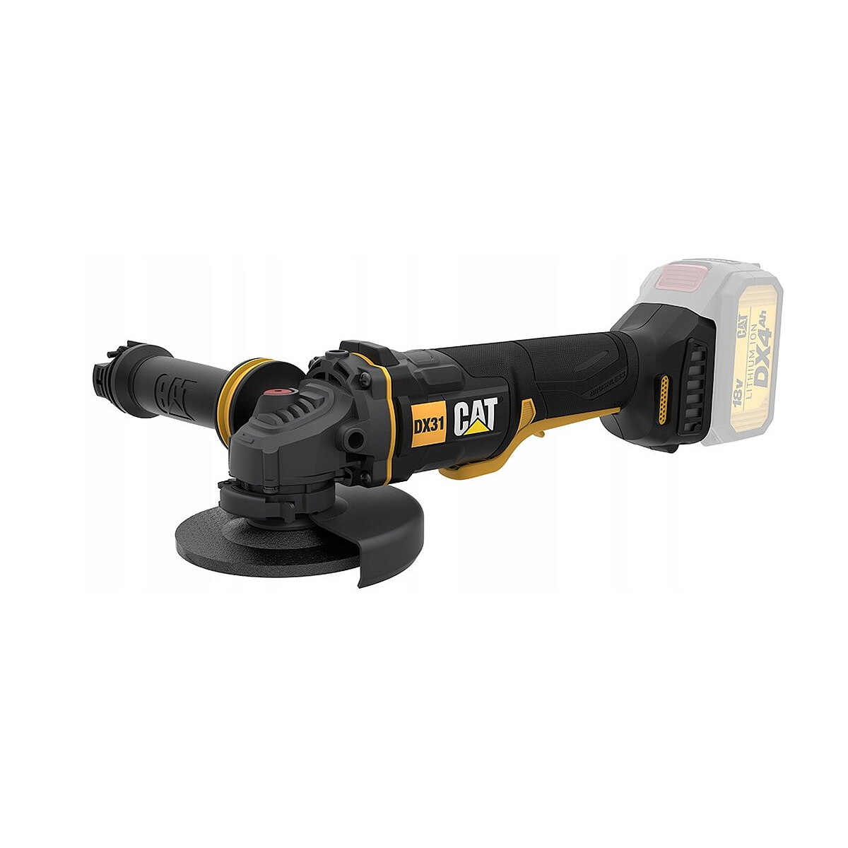 Caterpillar  Bezszczotkowa Szlifierka kątowa CAT DX31B 18V — zdjęcie 1