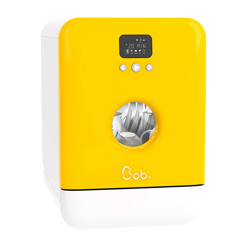 Kompaktowa mini zmywarka stołowa Bob Daan Tech żółta — zdjęcie 1