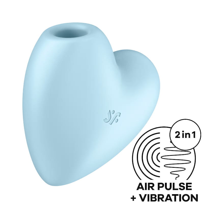 Satisfyer Cutie Heart niebieski — zdjęcie 1