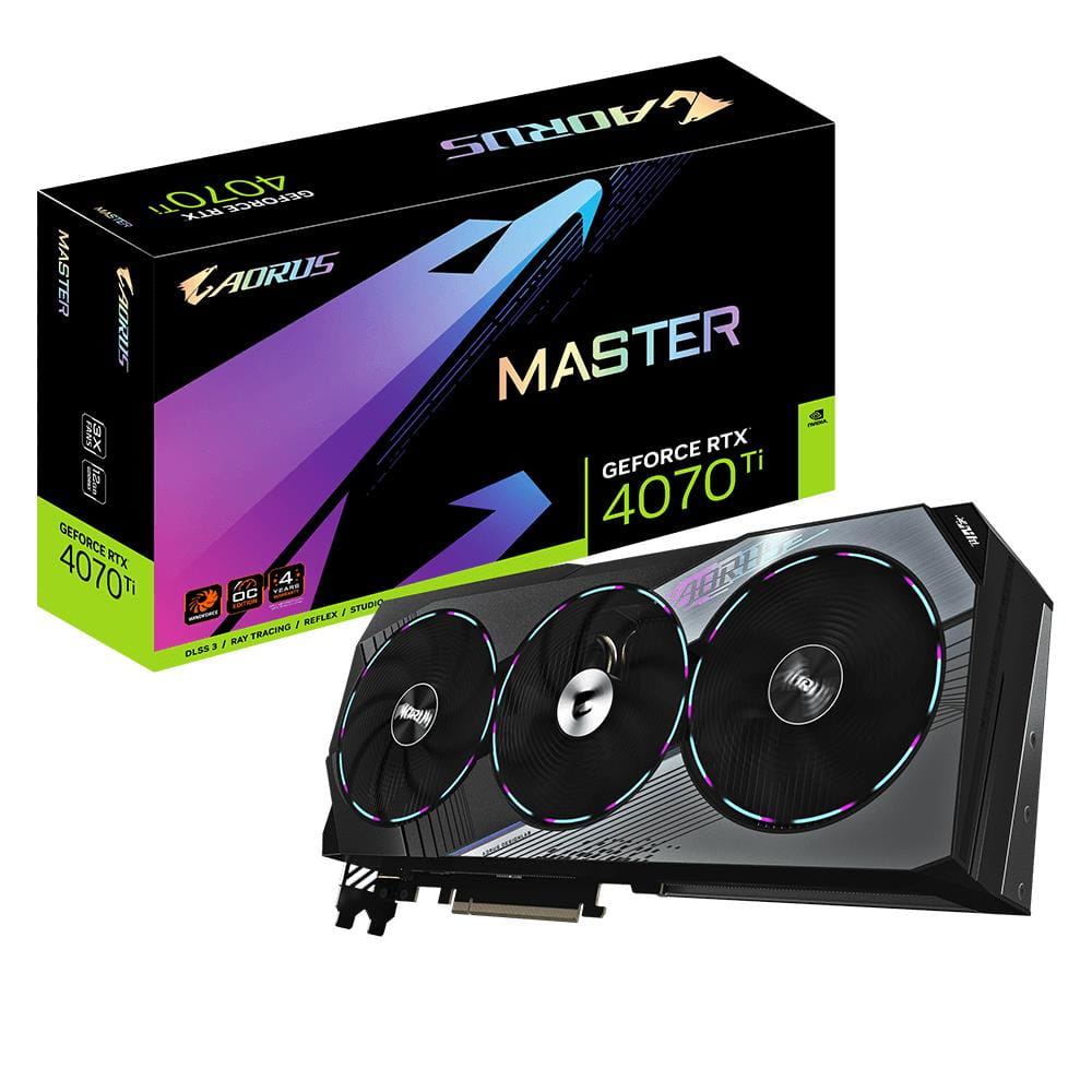 Gigabyte GeForce RTX 4070 Ti AORUS MASTER 12GB GDDR6X — zdjęcie 1