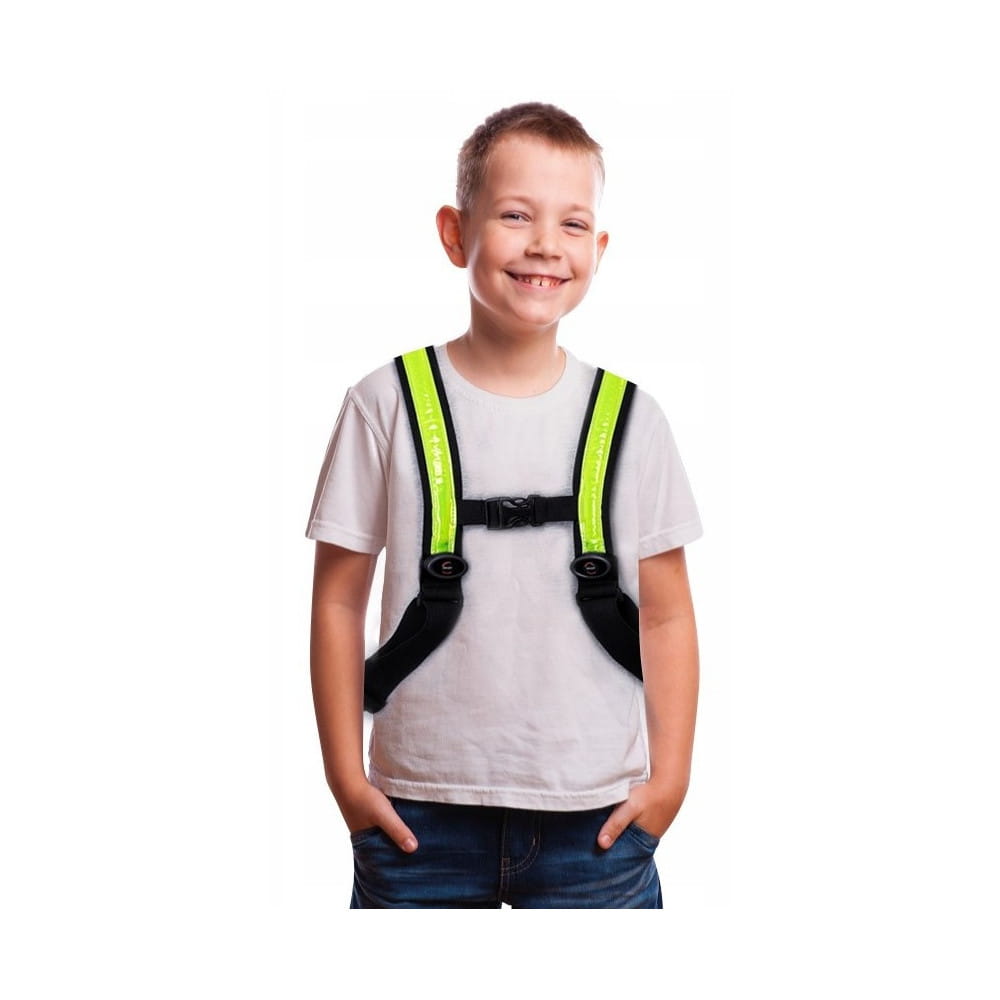 kamizelka FULL LED dla dzieci EasyPix StreetGlow S/M — zdjęcie 2