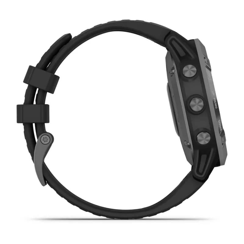 Garmin Fenix 6 Pro Solar Szary 47mm z czarnym paskiem (010-02410-17) — zdjęcie 2