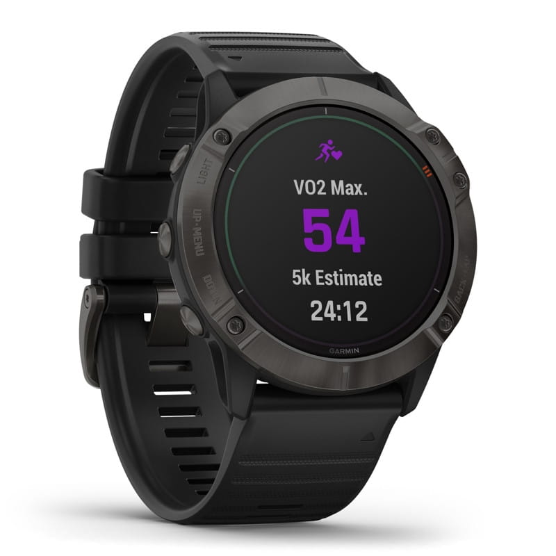 Garmin Fenix 6X Pro Solar Tytanowy 51mm z czarnym paskiem (010-02157-26) — zdjęcie 2