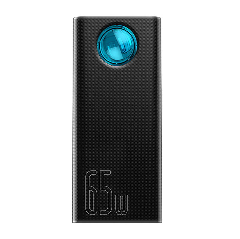 Baseus Amblight 30000mAh 4xUSB-A USB-C 65W czarny — zdjęcie 2