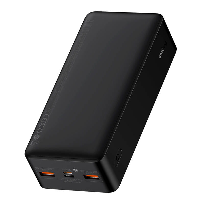 Baseus Bipow 30000mAh 2xUSB-A USB-C 20W czarny — zdjęcie 2