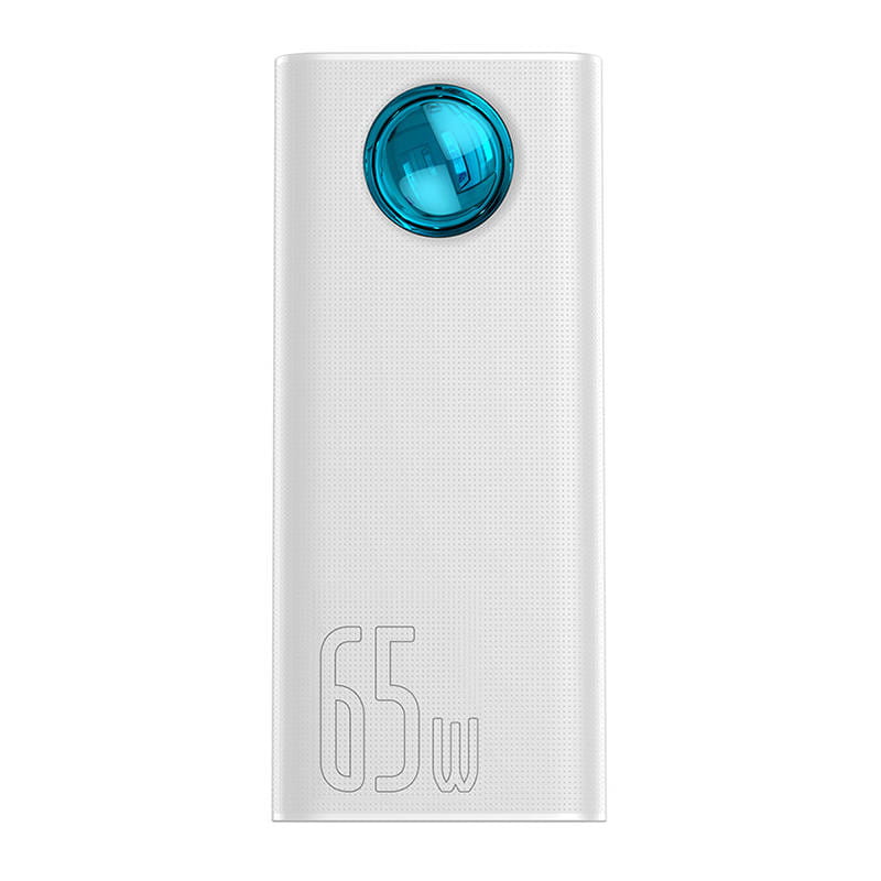 Baseus Amblight 30000mAh 4xUSB-A USB-C 65W biały — zdjęcie 2