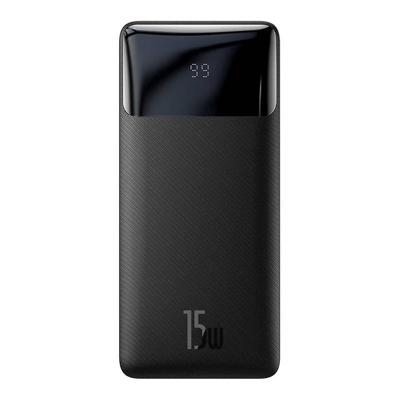Baseus Bipow 30000mAh 2xUSB-A USB-C 15W czarny — zdjęcie 2