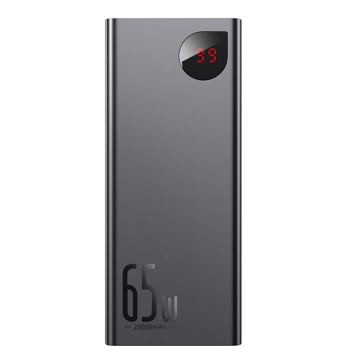 Baseus Adaman Metal 20000mAh PD QC 3.0 65W 2xUSB + USB-C + micro USB czarny — zdjęcie 2