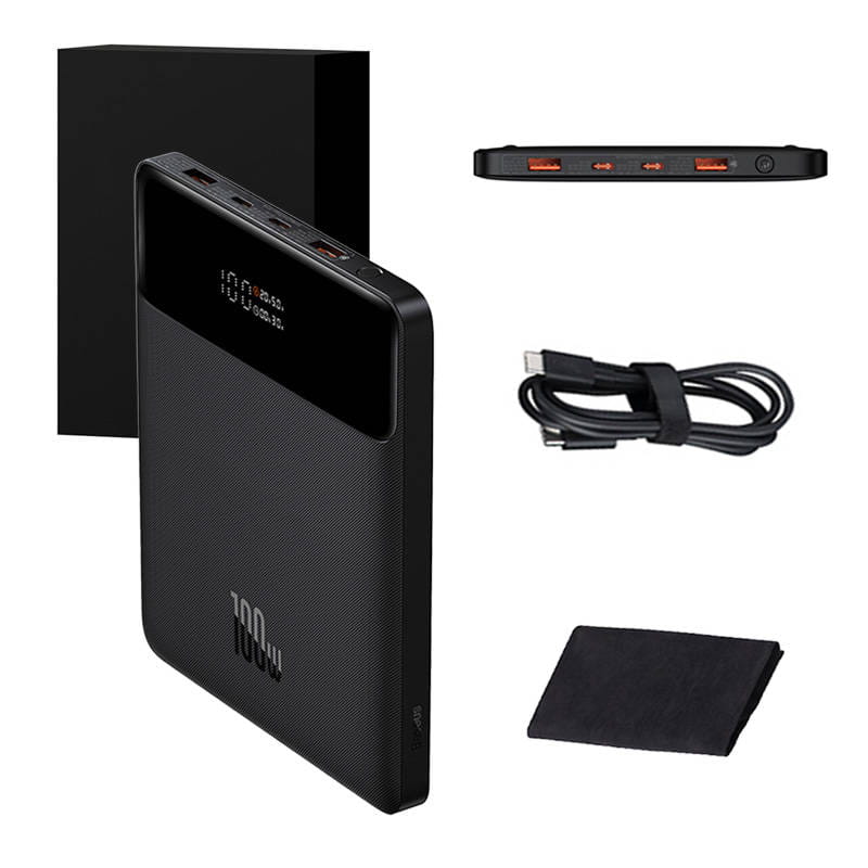 Baseus Blade 20000mAh 2xUSB-A+ 2xUSB-C 100W czarny — zdjęcie 1