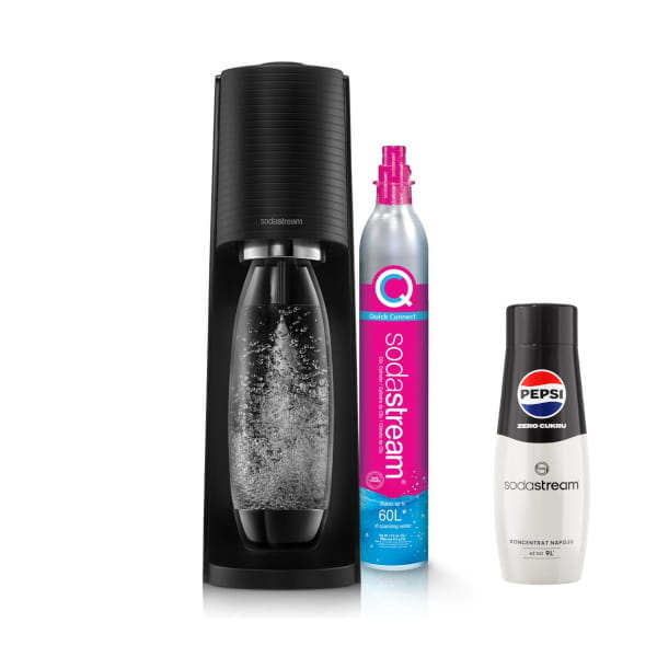 SodaStream Terra black + koncentrat Pepsi MAX 440 ml — zdjęcie 1