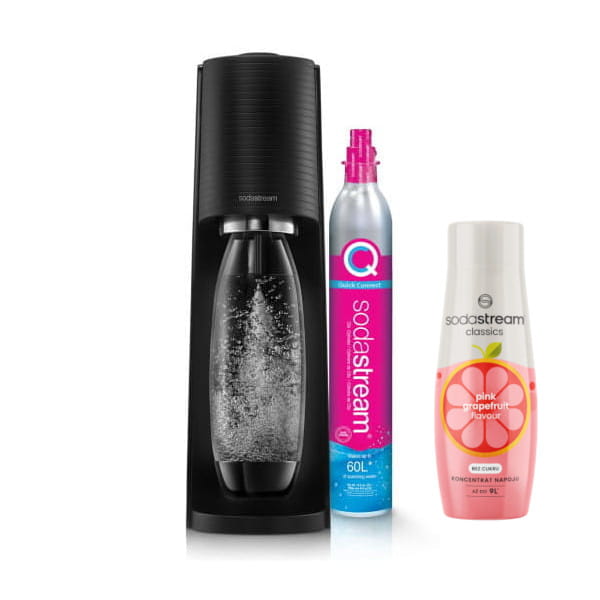 SodaStream Terra black + koncentrat Grejpfrut 440 ml — zdjęcie 1