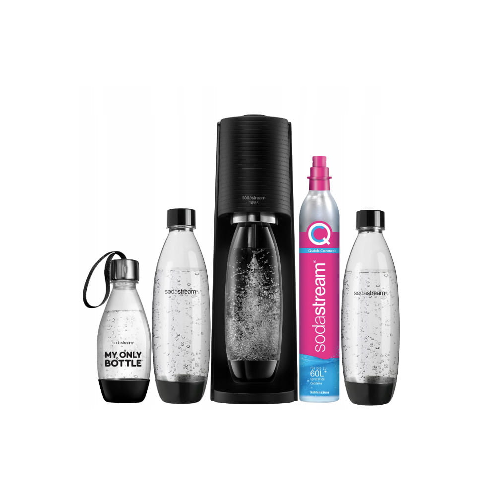 SodaStream Terra black + 3 butelki MOB — zdjęcie 1