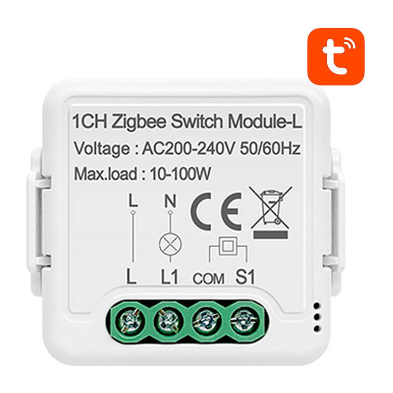 Inteligentny przełącznik dopuszkowy ZigBee Avatto N-LZWSM01-1 bez neutralnego TUYA — zdjęcie 1