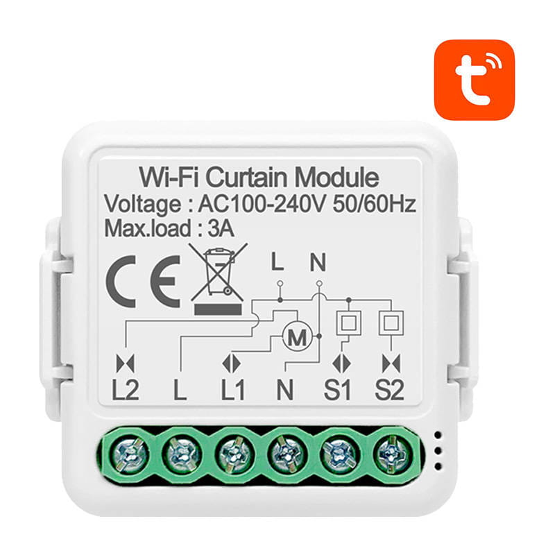 Inteligentny sterownik rolet WiFi Avatto N-CSM01-1 TUYA — zdjęcie 1