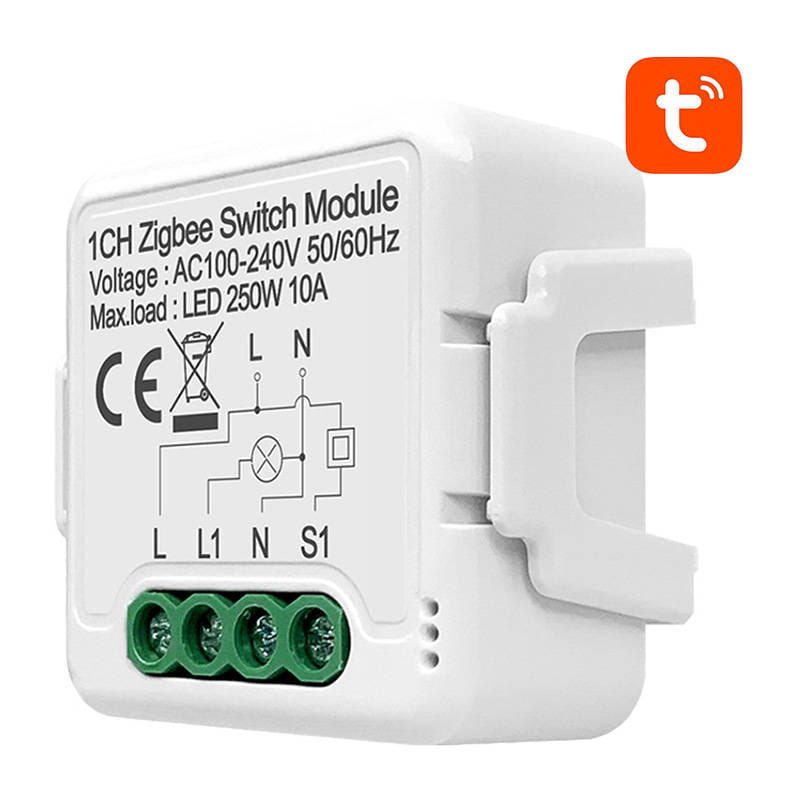 Inteligentny przełącznik dopuszkowy ZigBee Avatto N-ZWSM01-1 TUYA — zdjęcie 2