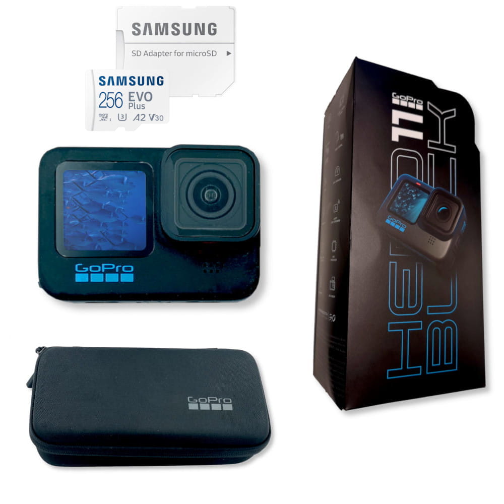 GoPro HERO 11 Black + Samsung EVO PLUS microSDXC 256GB UHS-I U3 — zdjęcie 1