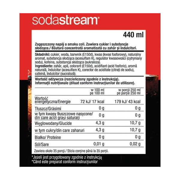 Koncentrat SodaStream Cola 440 ml — zdjęcie 2