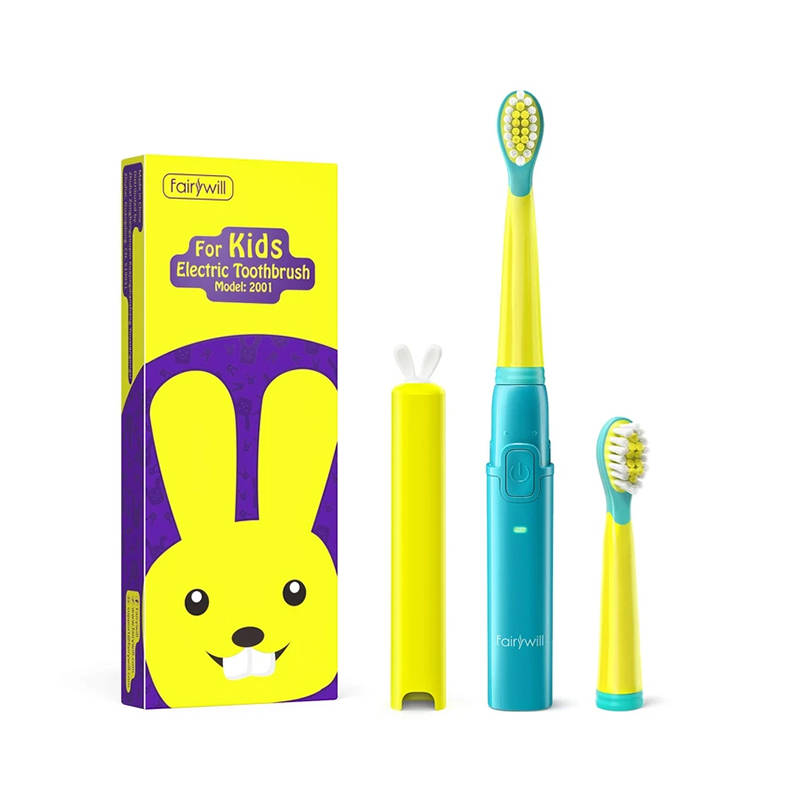 Szczoteczka soniczna FairyWill FW-2001 niebiesko-żółta — zdjęcie 1