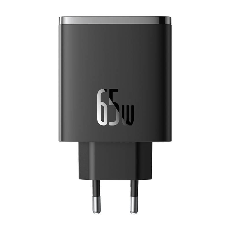 Ładowarka sieciowa Baseus OS-Cube Pro 2xUSB-C + USB-A 65W czarna — zdjęcie 2