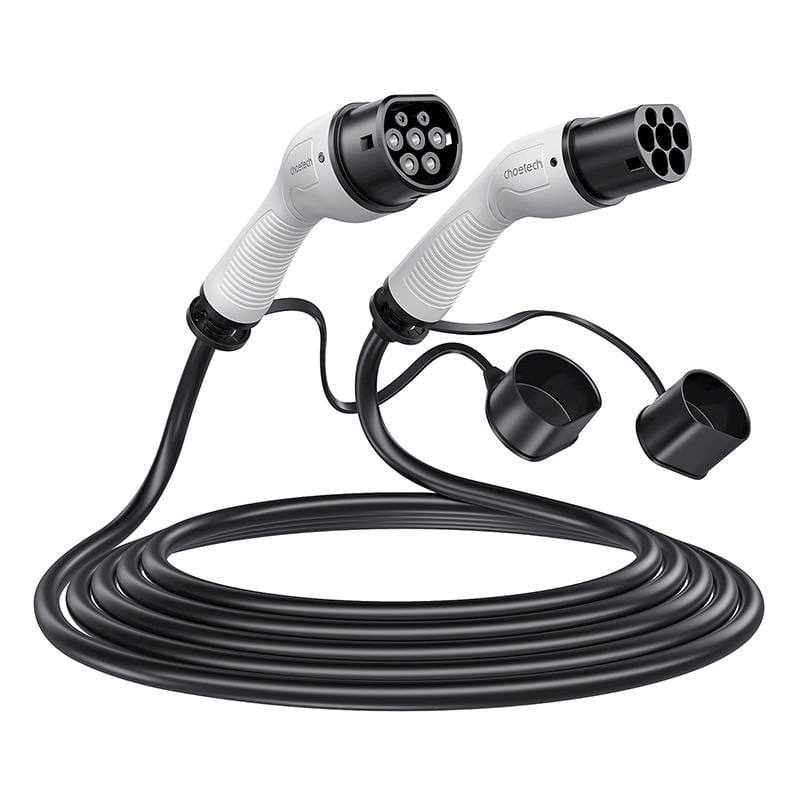 Kabel ładowarki do samochodu elektrycznego Choetech ACG13 22 kW biała — zdjęcie 2