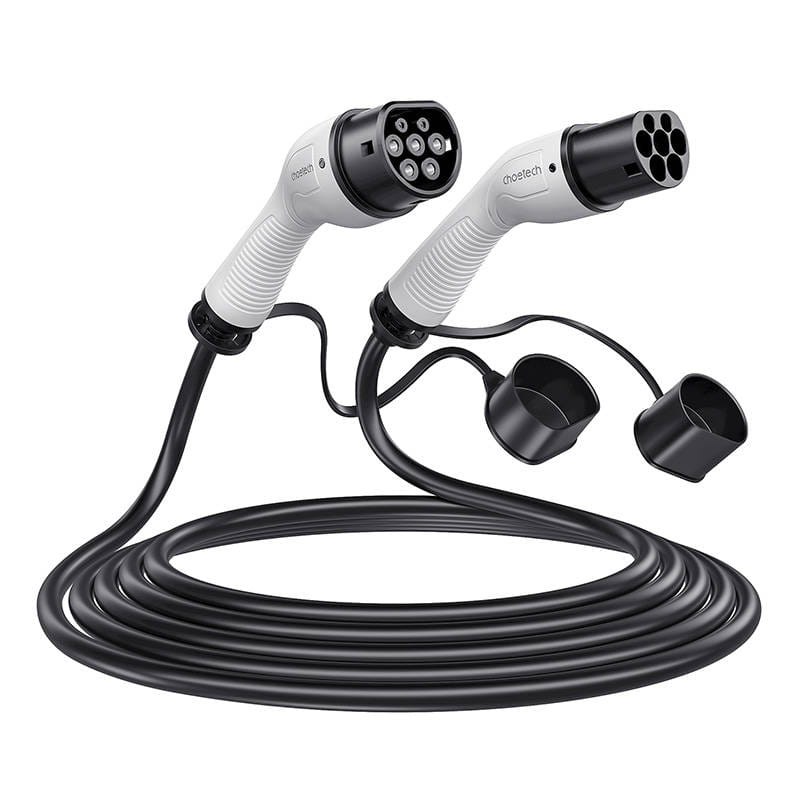 Kabel ładowarki do samochodu elektrycznego Choetech ACG12 7 kW biała — zdjęcie 2