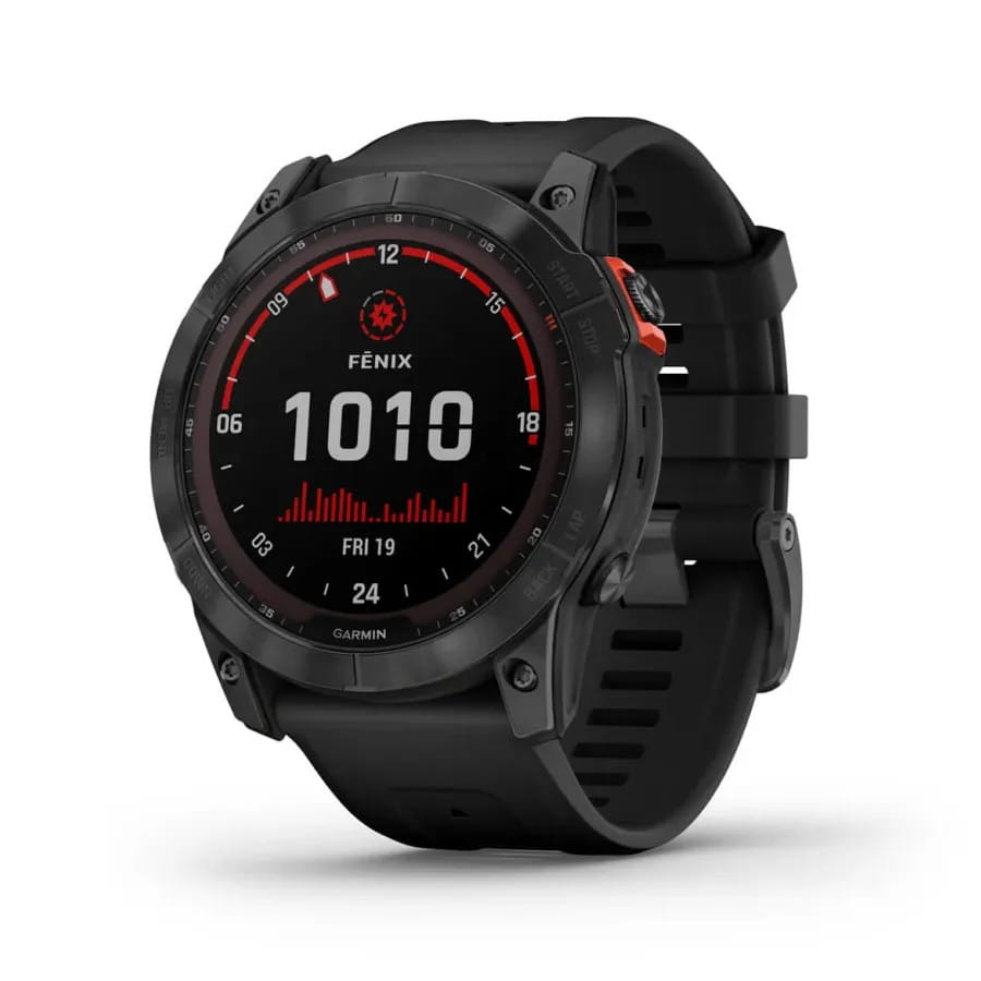 Garmin Fenix 7X Solar 51mm czarny z czarnym paskiem — zdjęcie 1