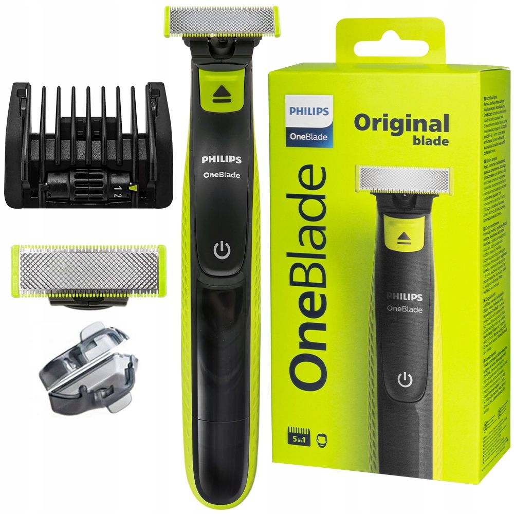 Philips Oneblade QP2721/20 Face 5w1 + Philips Oneblade 2 szt. QP220/50 — zdjęcie 2