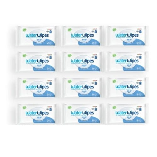 Chusteczki nawilżane dla dzieci WaterWipes BIO 12 x 60 sztuk — zdjęcie 1