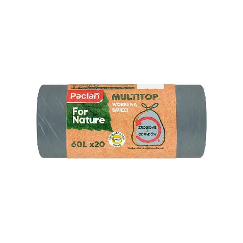 Worki na śmieci Paclan for Nature 60L 20szt — zdjęcie 2