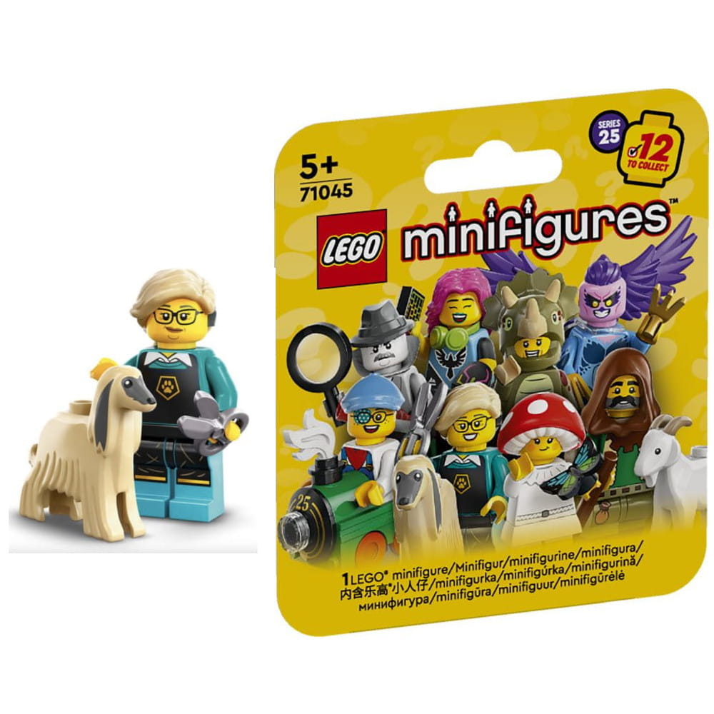 LEGO 71045 Minifigures Seria 25 Psi fryzjer z psem — zdjęcie 1