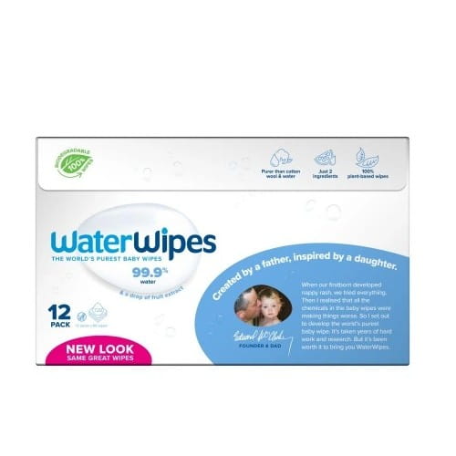 Chusteczki nawilżane dla dzieci WaterWipes BIO 1 x 60 sztuk — zdjęcie 2