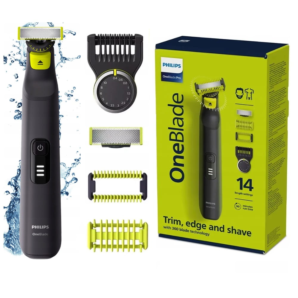 Philips OneBlade Pro 360 Face + Body QP6541/15 + 2 Ostrza — zdjęcie 1